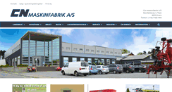 Desktop Screenshot of cn-maskinfabrik.dk